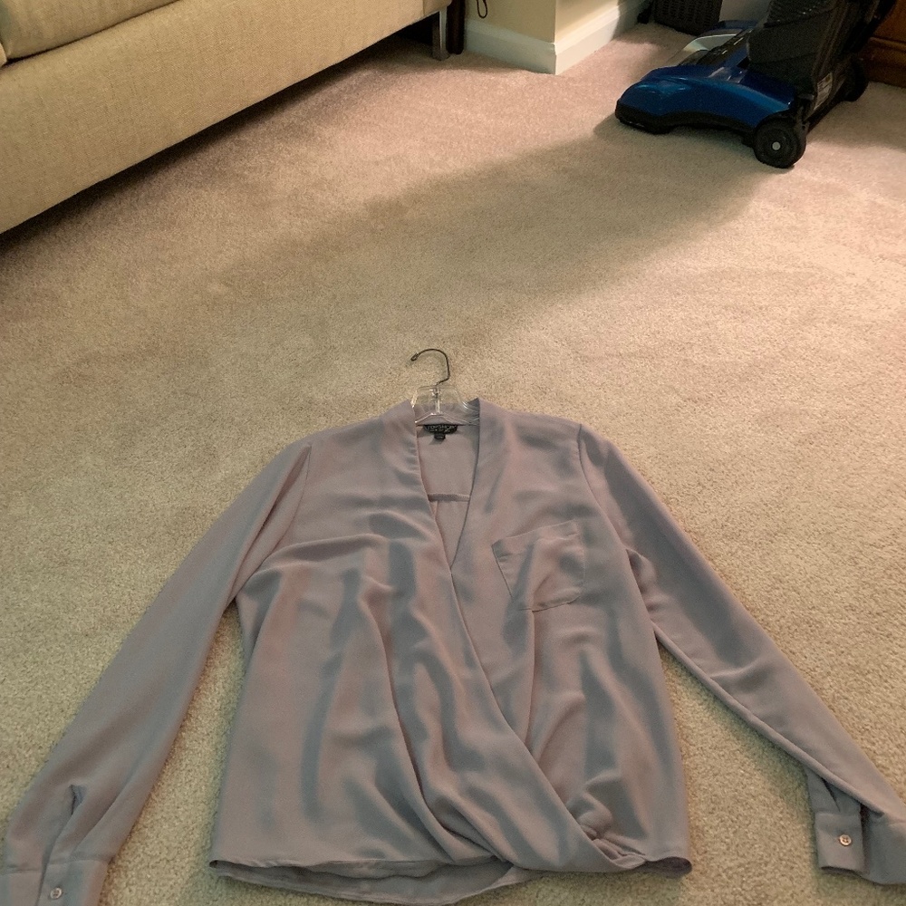 Topshop Lilac Blouse